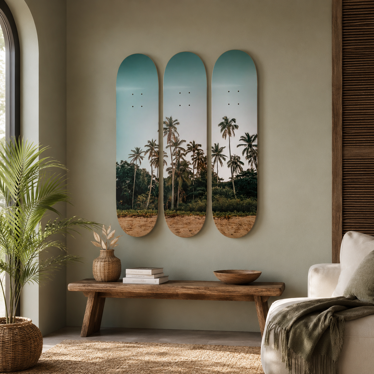 Island - skate decorativo paisaje de pared