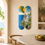 Italia Lime - Italia en tabla de skate decorativa