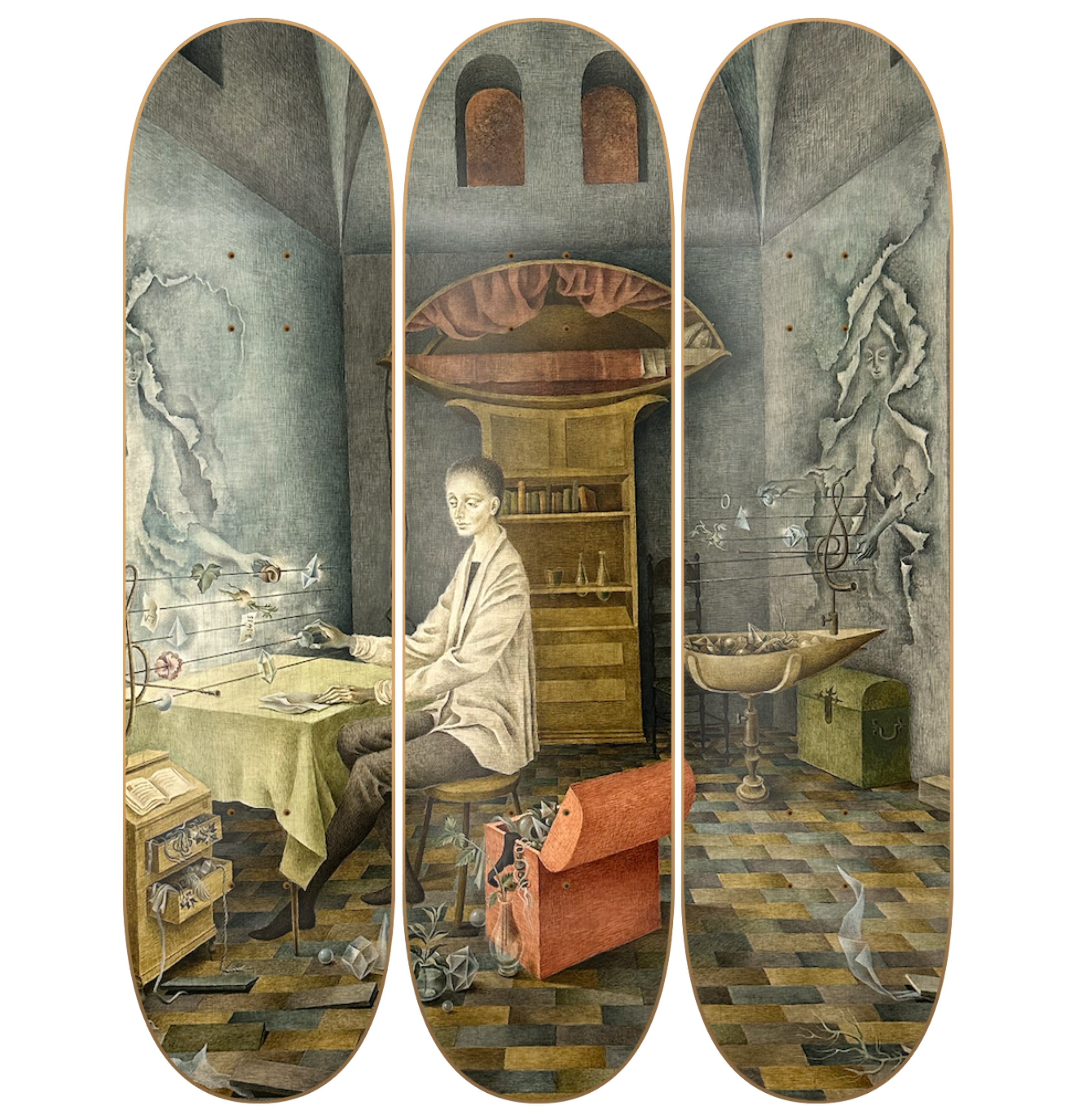 Jail - arte mural en skate de pared vista 2