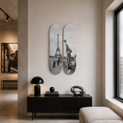 Jordan Signs Nike - Michael Jordan Nike en tabla de skate decorativa