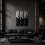 Kill The Sin - skate decorativo ilustrado de pared