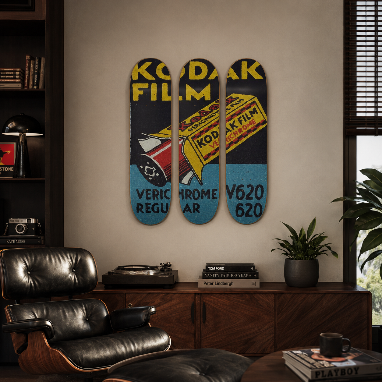 Kodak - skate decorativo diseño de pared