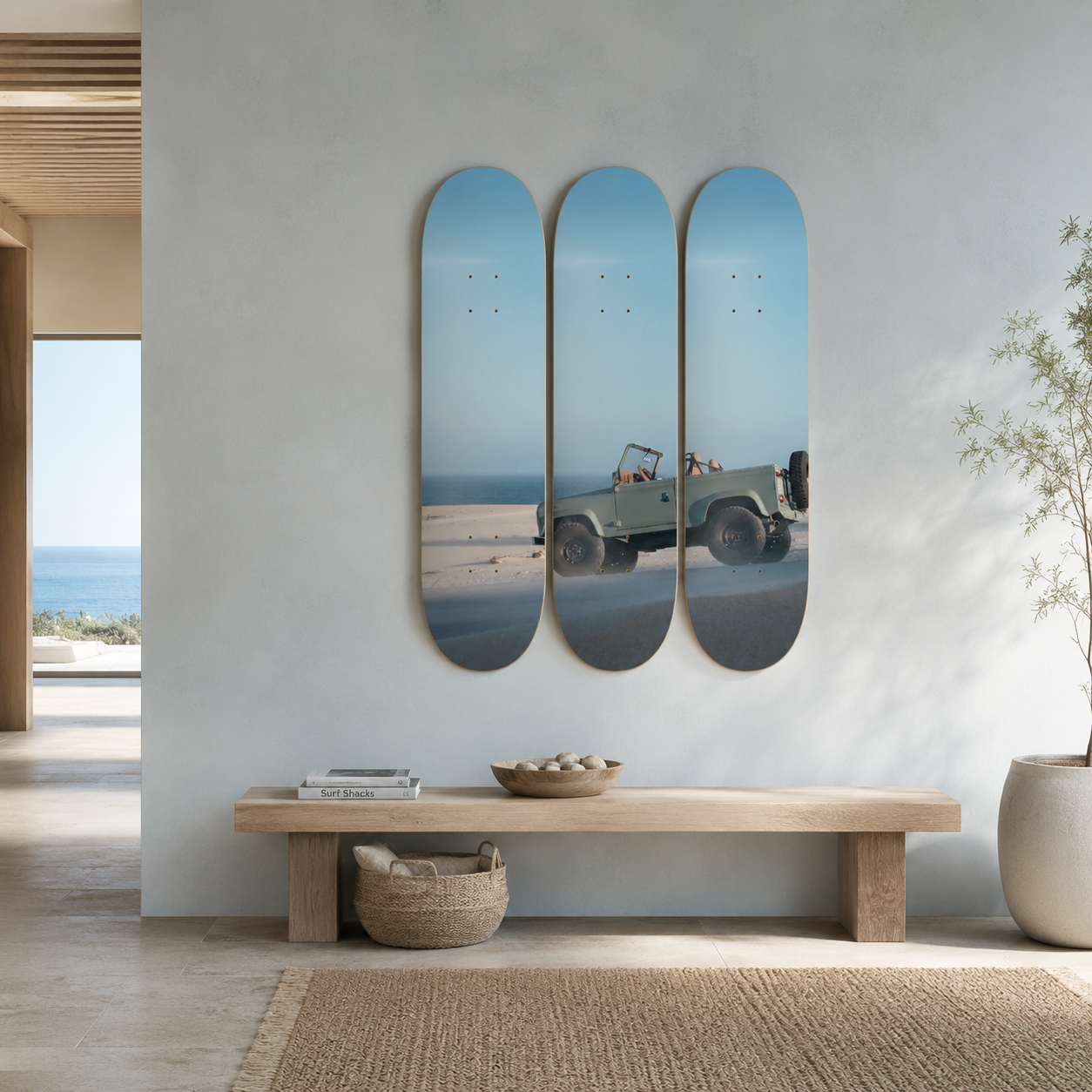 Landy 90 - skate decorativo paisaje de pared