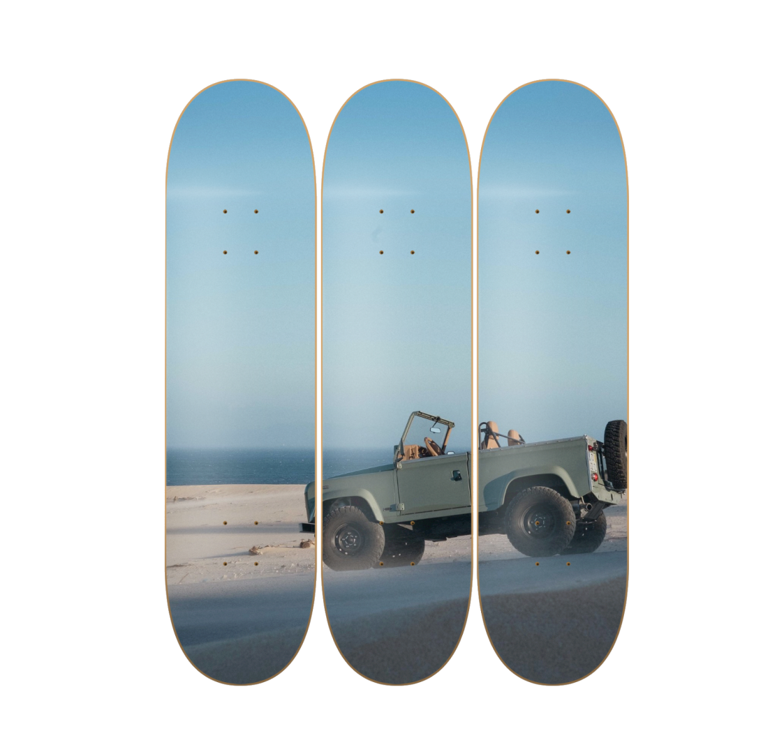 Landy 90 - skate decorativo paisaje de pared vista 2