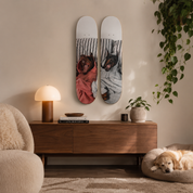 Lazy Dogs - skate decorativo animales de pared