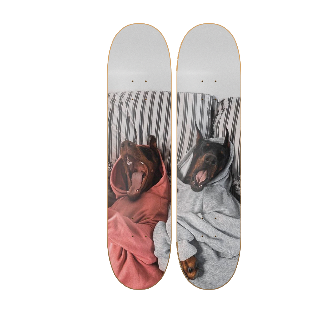 Lazy Dogs - skate decorativo animales de pared vista 2