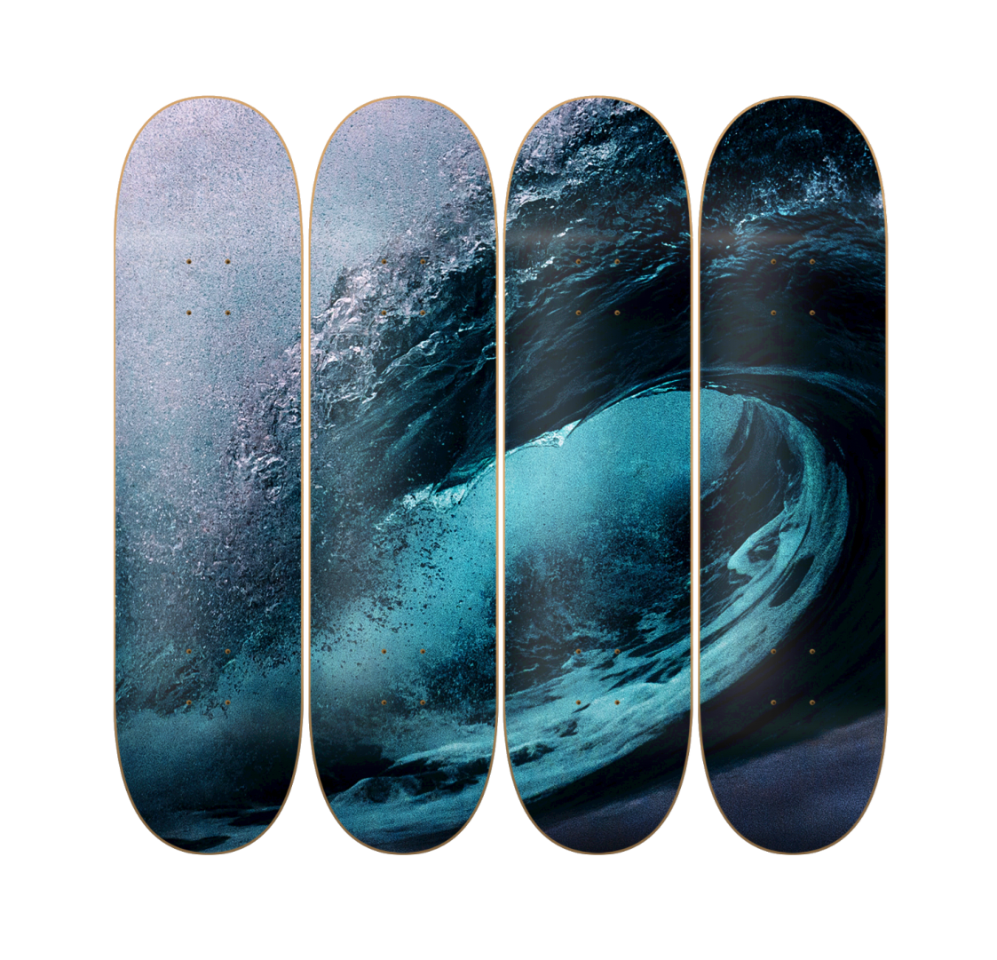 Lip - skate decorativo paisaje de pared vista 2