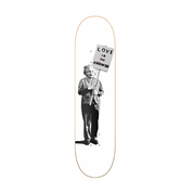 Love Is The Answer - skate decorativo ilustrado de pared vista 2