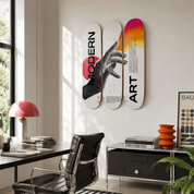 Modern Art - skate decorativo diseño de pared
