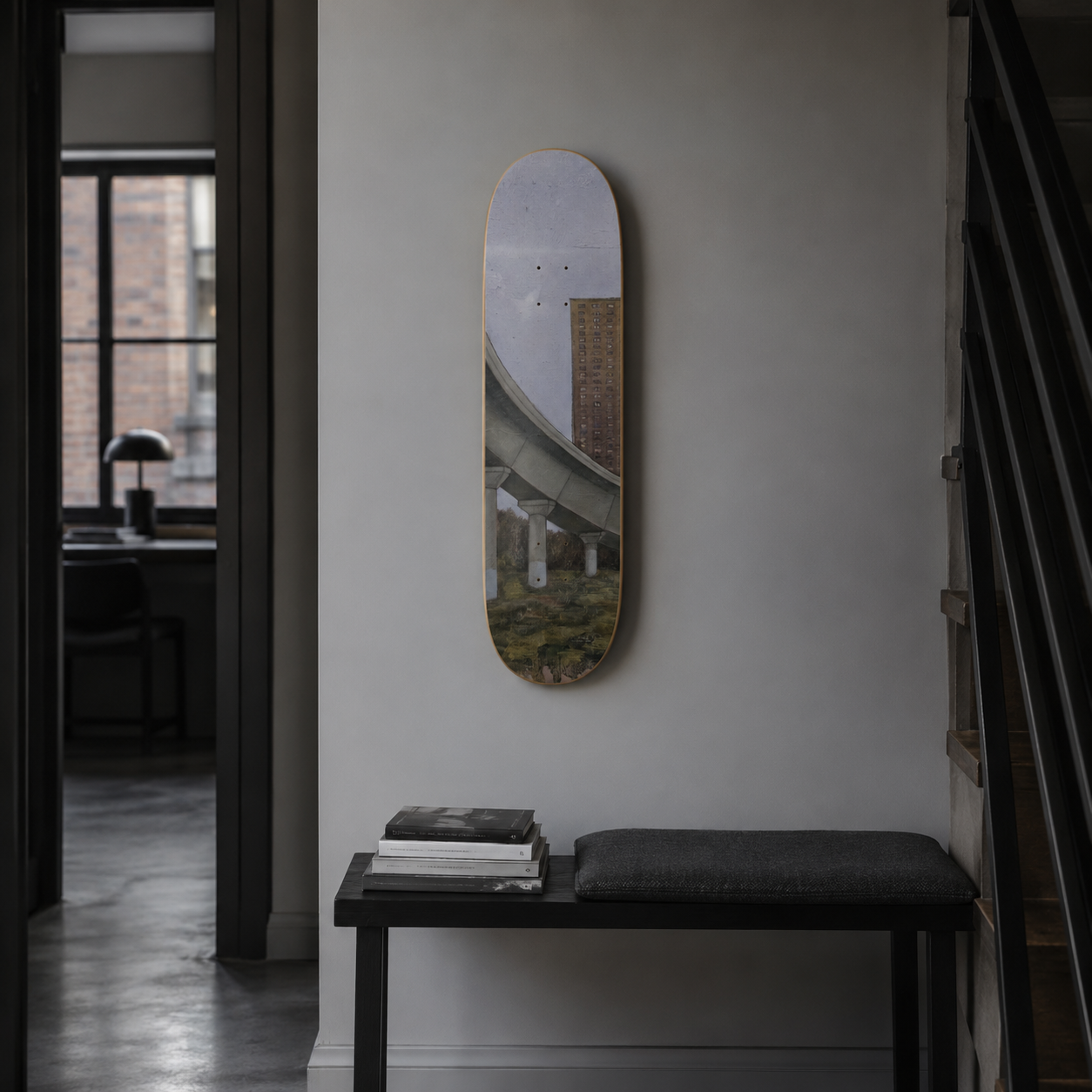 Near Flemington Bridge - Francisco Torrealba - obra de Francisco Torrealba en skate decorativo