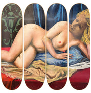 Nude - arte mural en skate de pared vista 2