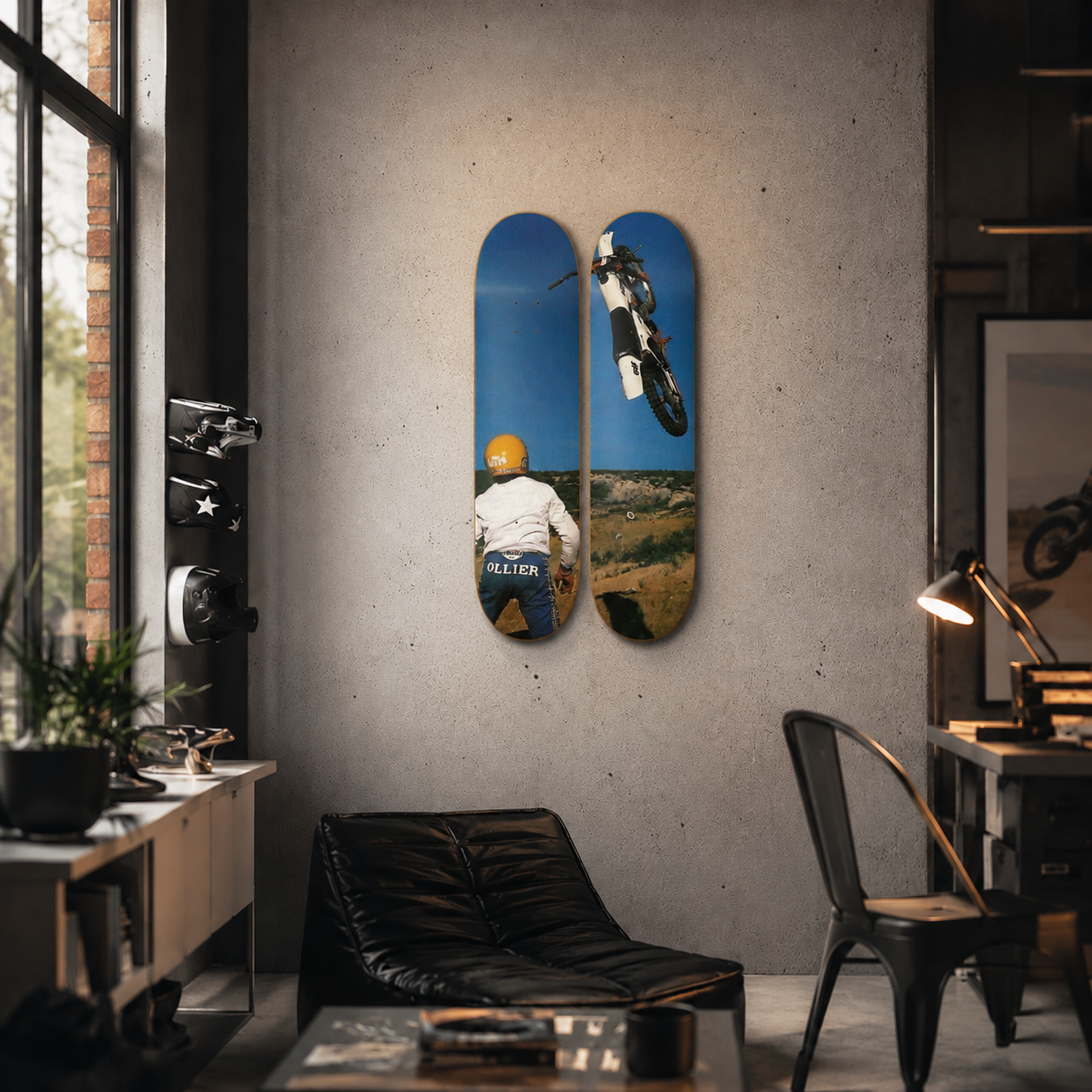 Ollier - skate decorativo deporte de pared