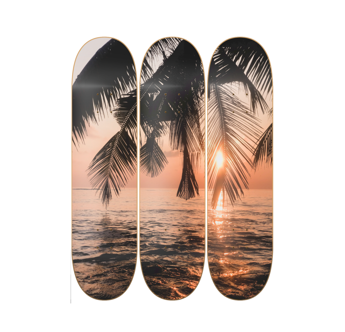 Palms GH - skate decorativo paisaje de pared vista 2