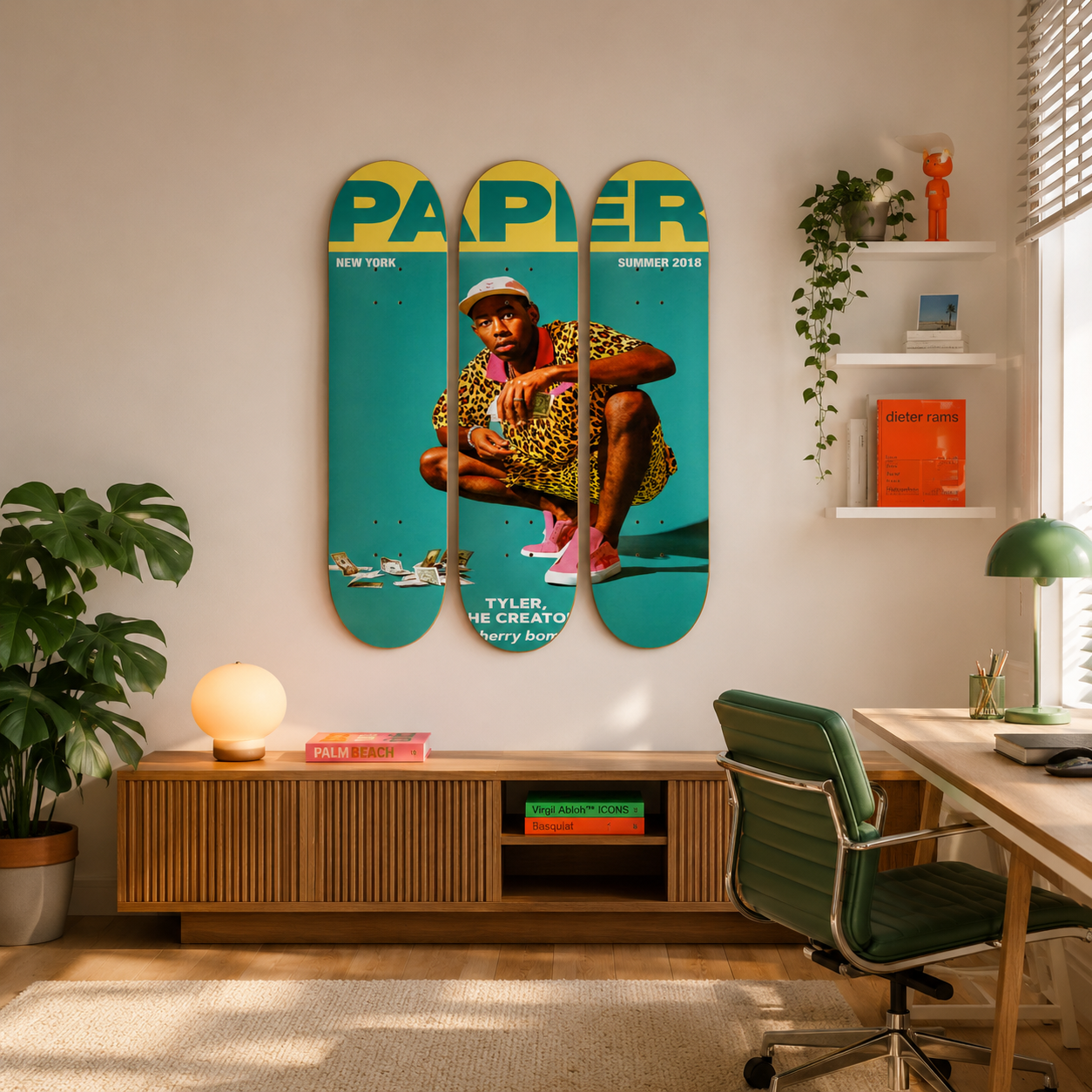 Paper - skate decorativo diseño de pared