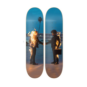 Pink Floyd Fire - Pink Floyd en tabla de skate decorativa