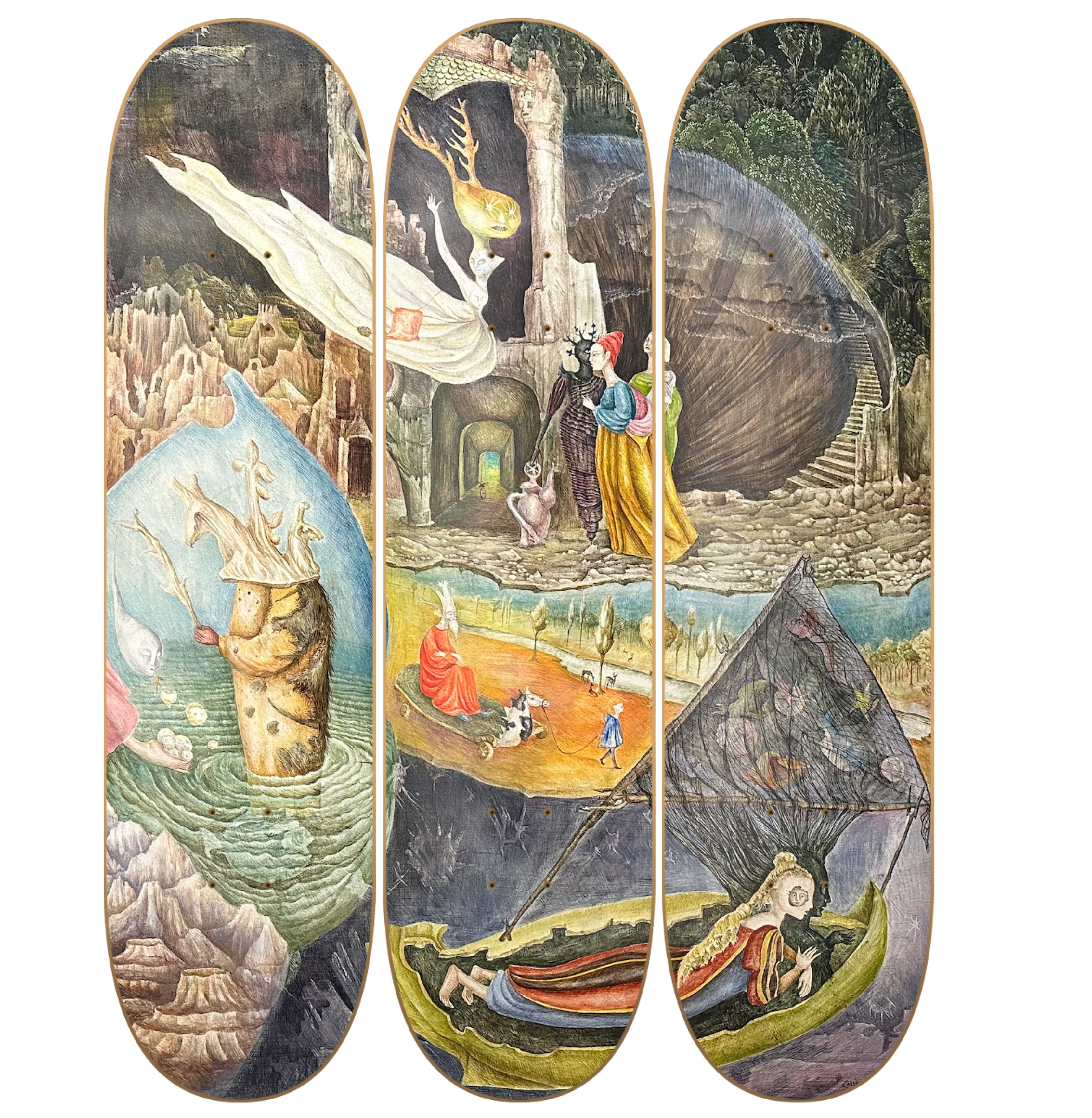 Places - arte mural en skate de pared vista 2