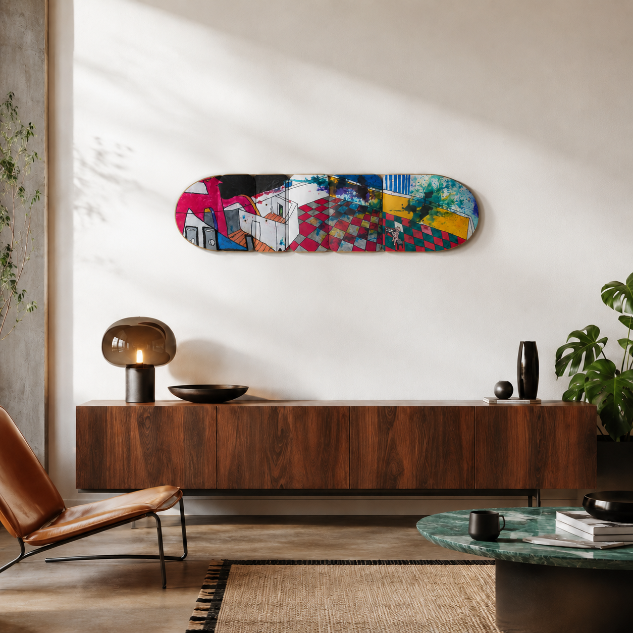 Planes - Bororo - obra de Bororo en skate decorativo