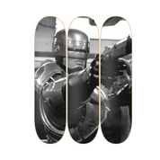 Robo Cop - Robocop en tabla de skate decorativa