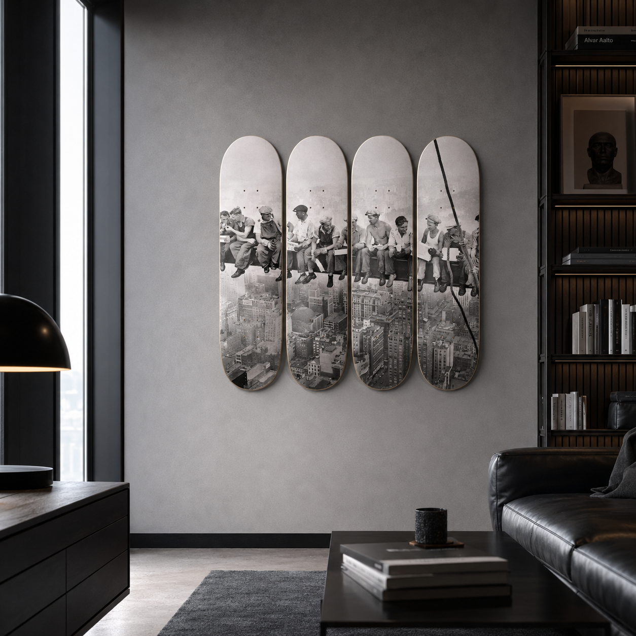 Rockefeler Center - Nueva York Rockefeller Center en tabla de skate decorativa
