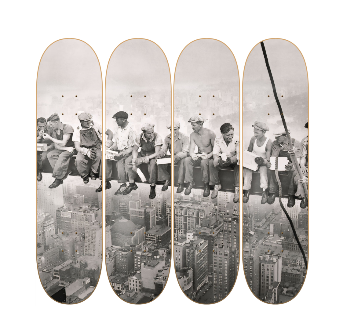 Rockefeler Center - Nueva York Rockefeller Center en tabla de skate decorativa vista 2