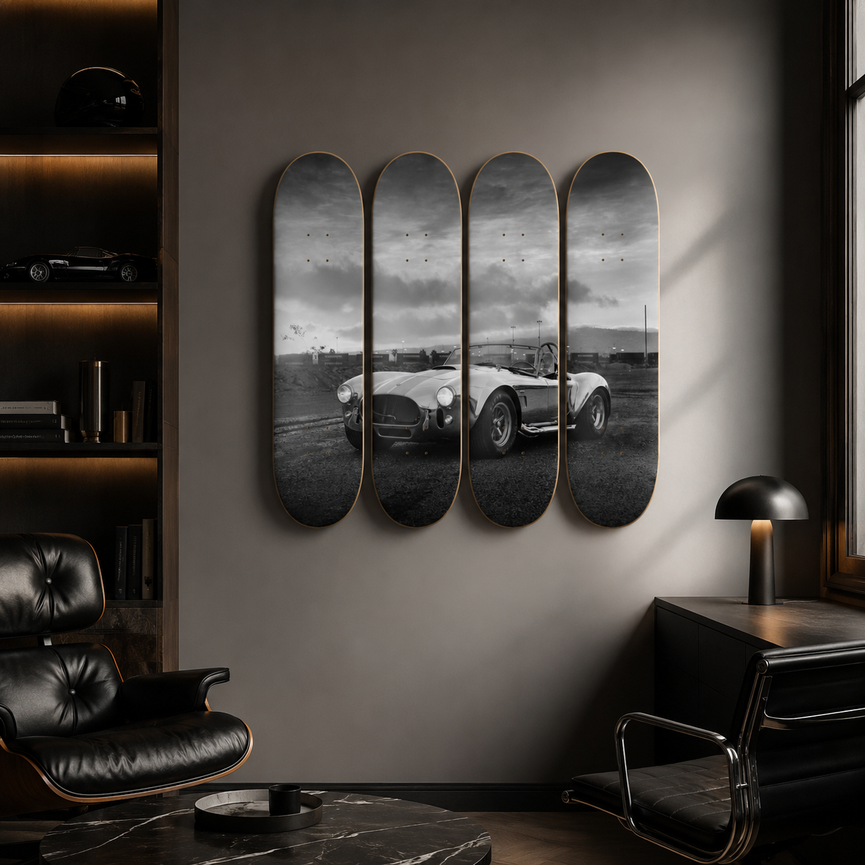 Shelby - skate decorativo paisaje de pared