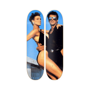 Stalone - cine de acción en tabla de skate decorativa