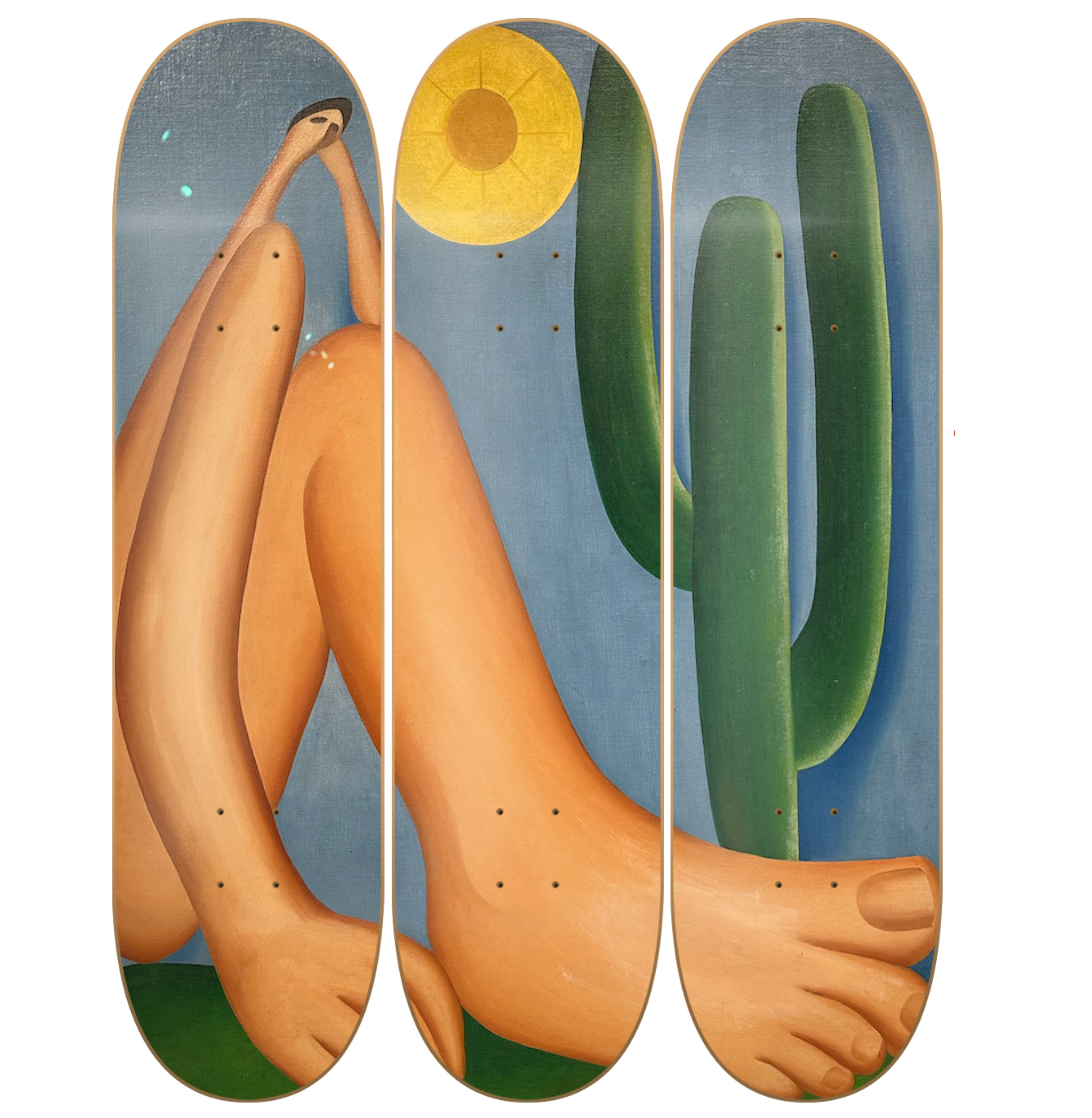 Sun - arte mural en skate de pared vista 2