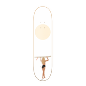 Surf Sun - surf playa en tabla de skate decorativa
