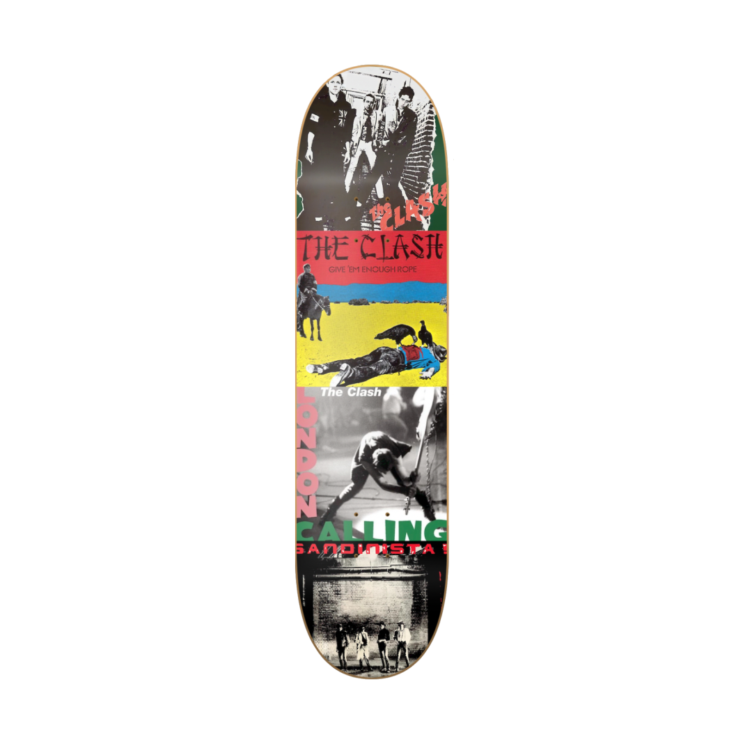 The Clash - skate decorativo música en tabla de skate decorativa