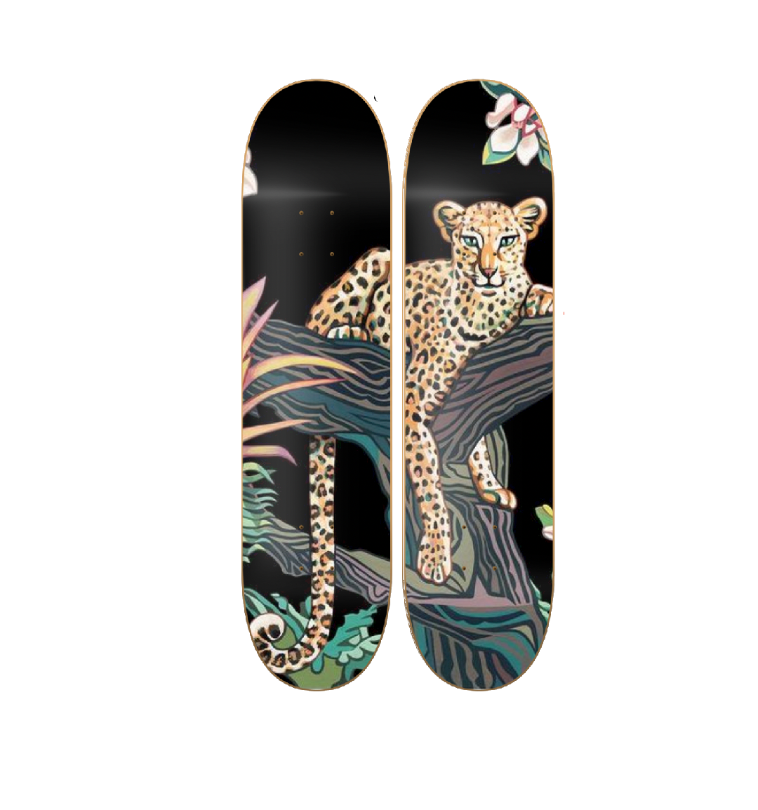 Tiger Draw - skate decorativo animales de pared vista 2