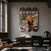 Trainspoting - Trainspotting en tabla de skate decorativa