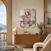 Venus Lunch - skate decorativo ilustrado de pared