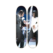 Vincent & Mia - Pulp Fiction Vincent y Mia en tabla de skate decorativa