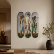 Walk - arte mural en skate de pared