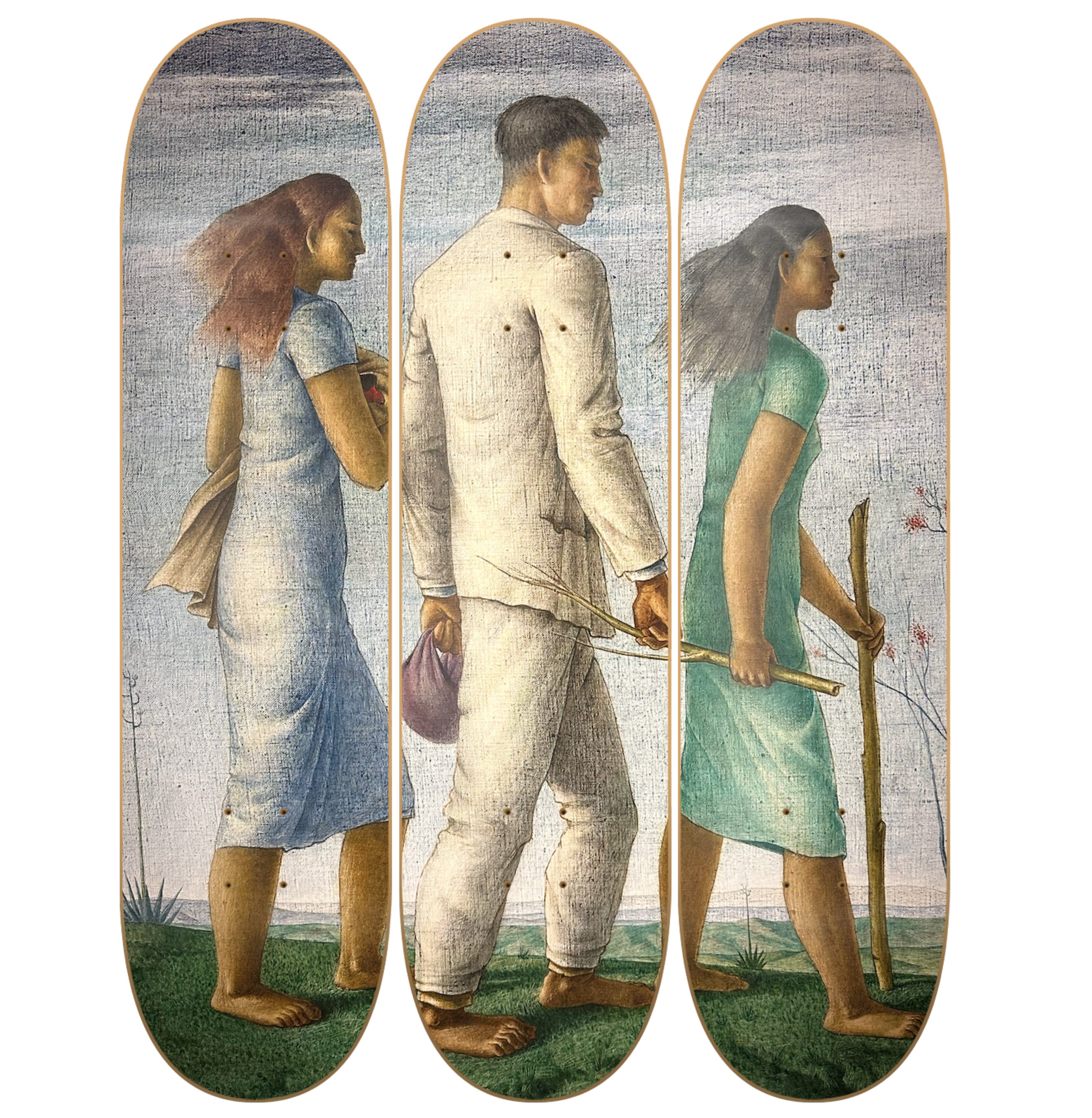 Walk - arte mural en skate de pared vista 2