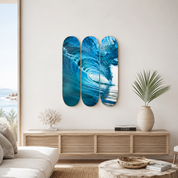 Waves - skate decorativo paisaje de pared