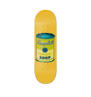 Yellow Campbells - Campbell pop art en tabla de skate decorativa vista 2