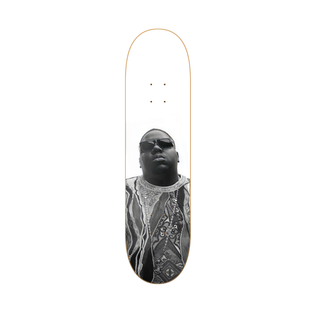 BIG Popa - Notorious BIG en tabla de skate decorativa vista 2
