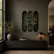 Variación Capuchinas II - Denise Buckel - obra de Denise Buckel en skate decorativo
