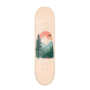 Yosemite en tabla de skate decorativa- skate decorativo ilustrado 